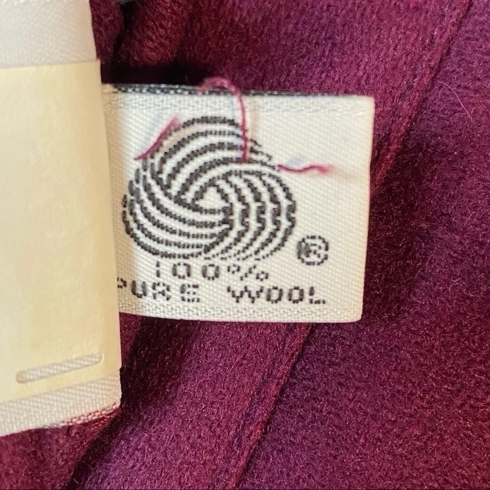 Vintage Koret Career Petites Wool Pleated Skirt Academia Preppy Size 8P - Picture 15 of 15